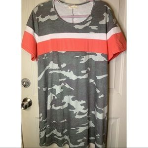 Plus size t shirt dress